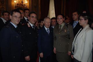 Incontro del Presidente della Repubblica con il Personale civile e militare del Segretariato Generale in occasione della Pasqua