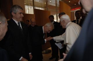 Intervento del Presidente della Repubblica all'Auditorium Parco della Musica per il Concerto per il 2759° Natale di Roma, in onore di Sua Santità Benedetto XVI