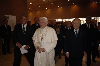Intervento del Presidente della Repubblica all'Auditorium Parco della Musica per il Concerto per il 2759° Natale di Roma, in onore di Sua Santità Benedetto XVI