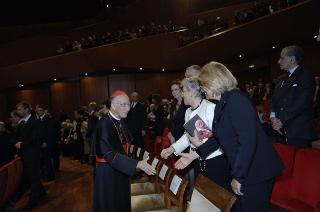 Intervento del Presidente della Repubblica all'Auditorium Parco della Musica per il Concerto per il 2759° Natale di Roma, in onore di Sua Santità Benedetto XVI