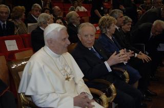Intervento del Presidente della Repubblica all'Auditorium Parco della Musica per il Concerto per il 2759° Natale di Roma, in onore di Sua Santità Benedetto XVI