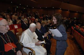 Intervento del Presidente della Repubblica all'Auditorium Parco della Musica per il Concerto per il 2759° Natale di Roma, in onore di Sua Santità Benedetto XVI