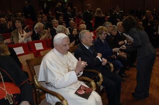 Intervento del Presidente della Repubblica all'Auditorium Parco della Musica per il Concerto per il 2759° Natale di Roma, in onore di Sua Santità Benedetto XVI
