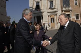 Intervento del Presidente della Repubblica alla cerimonia celebrativa del cinquantesimo anniversario di attività della Corte costituzionale