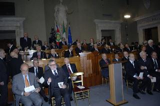Intervento del Presidente della Repubblica alla cerimonia celebrativa del cinquantesimo anniversario di attività della Corte costituzionale