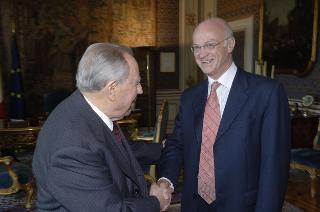 Il Presidente della repubblica riceve Fabrizio Galimberti