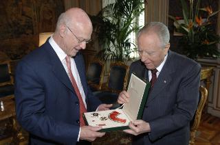 Il Presidente della repubblica riceve Fabrizio Galimberti