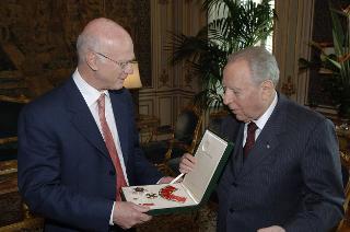 Il Presidente della repubblica riceve Fabrizio Galimberti