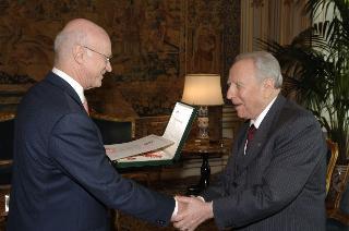 Il Presidente della repubblica riceve Fabrizio Galimberti