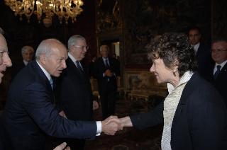 Il Presidente della Repubblica riceve Fausto Bertinotti, nuovo Presidente della Camera dei deputati