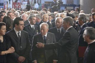 Intervento del Presidente della Repubblica ai funerali solenni del Capitano dell'Esercito Nicola Ciardelli e dei Marescialli dell'Arma dei Carabinieri Franco Lattanzio e Carlo De Trizio, Caduti a Nassiriya in Iraq