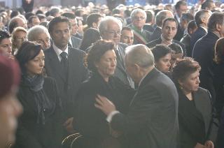 Intervento del Presidente della Repubblica ai funerali solenni del Capitano dell'Esercito Nicola Ciardelli e dei Marescialli dell'Arma dei Carabinieri Franco Lattanzio e Carlo De Trizio, Caduti a Nassiriya in Iraq