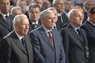 Intervento del Presidente della Repubblica ai funerali solenni del Capitano dell'Esercito Nicola Ciardelli e dei Marescialli dell'Arma dei Carabinieri Franco Lattanzio e Carlo De Trizio, Caduti a Nassiriya in Iraq