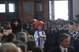 Intervento del Presidente della Repubblica ai funerali solenni del Capitano dell'Esercito Nicola Ciardelli e dei Marescialli dell'Arma dei Carabinieri Franco Lattanzio e Carlo De Trizio, Caduti a Nassiriya in Iraq