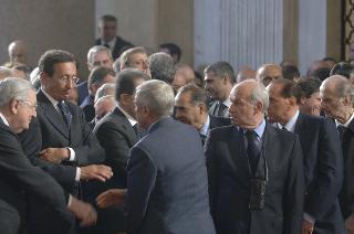 Intervento del Presidente della Repubblica ai funerali solenni del Capitano dell'Esercito Nicola Ciardelli e dei Marescialli dell'Arma dei Carabinieri Franco Lattanzio e Carlo De Trizio, Caduti a Nassiriya in Iraq