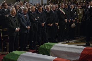 Intervento del Presidente della Repubblica ai funerali solenni del Capitano dell'Esercito Nicola Ciardelli e dei Marescialli dell'Arma dei Carabinieri Franco Lattanzio e Carlo De Trizio, Caduti a Nassiriya in Iraq