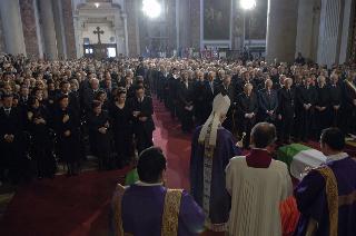 Intervento del Presidente della Repubblica ai funerali solenni del Capitano dell'Esercito Nicola Ciardelli e dei Marescialli dell'Arma dei Carabinieri Franco Lattanzio e Carlo De Trizio, Caduti a Nassiriya in Iraq