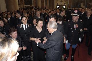 Intervento del Presidente della Repubblica ai funerali solenni del Capitano dell'Esercito Nicola Ciardelli e dei Marescialli dell'Arma dei Carabinieri Franco Lattanzio e Carlo De Trizio, Caduti a Nassiriya in Iraq