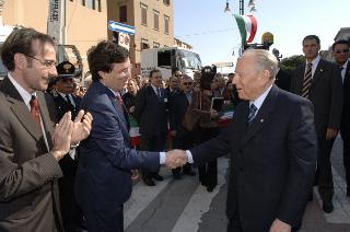 Visita del Presidente della Repubblica a Livorno in occasione del 400° anniversario dell'elevazione al titolo di Città