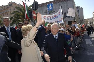 Visita del Presidente della Repubblica a Livorno in occasione del 400° anniversario dell'elevazione al titolo di Città