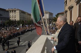 Visita del Presidente della Repubblica a Livorno in occasione del 400° anniversario dell'elevazione al titolo di Città