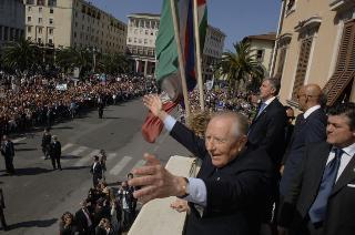 Visita del Presidente della Repubblica a Livorno in occasione del 400° anniversario dell'elevazione al titolo di Città