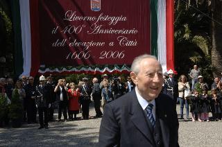 Visita del Presidente della Repubblica a Livorno in occasione del 400° anniversario dell'elevazione al titolo di Città