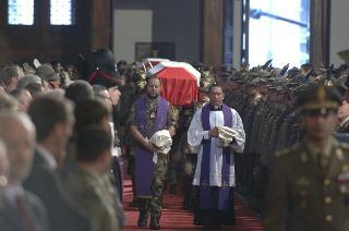 Intervento del Presidente della Repubblica ai funerali solenni del Capitano dell'Esercito Manuel Fiorito e del Maresciallo dell'Esercito Luca Polsinelli, Caduti a Kabul in Afghanistan