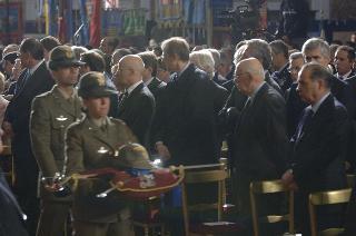 Intervento del Presidente della Repubblica ai funerali solenni del Capitano dell'Esercito Manuel Fiorito e del Maresciallo dell'Esercito Luca Polsinelli, Caduti a Kabul in Afghanistan