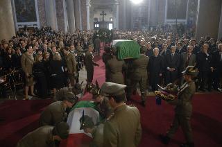 Intervento del Presidente della Repubblica ai funerali solenni del Capitano dell'Esercito Manuel Fiorito e del Maresciallo dell'Esercito Luca Polsinelli, Caduti a Kabul in Afghanistan