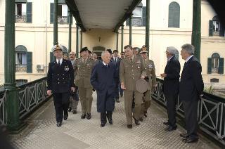 Il Presidente della Repubblica visita i militari sopravvissuti all'attentato a Kabul in Afghanistan, ricoverati nel Policlinico Militare di Roma