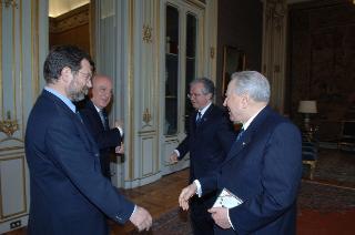 Saluto del Presidente della Repubblica ai giornalisti accreditati presso il Quirinale