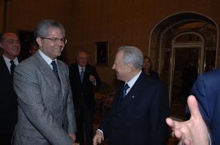 Saluto del Presidente della Repubblica ai giornalisti accreditati presso il Quirinale