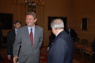 Saluto del Presidente della Repubblica ai giornalisti accreditati presso il Quirinale