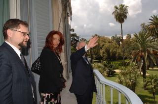 Saluto del Presidente della Repubblica ai giornalisti accreditati presso il Quirinale