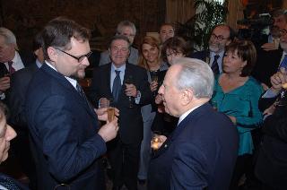 Saluto del Presidente della Repubblica ai giornalisti accreditati presso il Quirinale