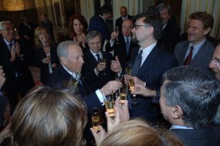 Saluto del Presidente della Repubblica ai giornalisti accreditati presso il Quirinale