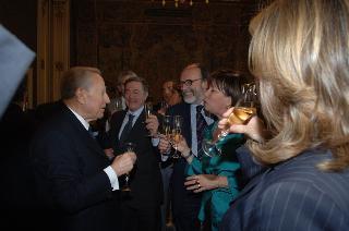 Saluto del Presidente della Repubblica ai giornalisti accreditati presso il Quirinale