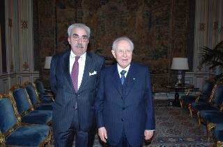 Saluto del Presidente della Repubblica ai giornalisti accreditati presso il Quirinale