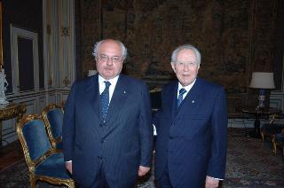 Saluto del Presidente della Repubblica ai giornalisti accreditati presso il Quirinale
