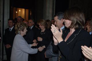 Carlo Azeglio Ciampi saluta il personale civile e militare del Segretariato Generale della Presidenza della Repubblica