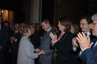 Carlo Azeglio Ciampi saluta il personale civile e militare del Segretariato Generale della Presidenza della Repubblica
