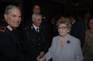 Carlo Azeglio Ciampi saluta il personale civile e militare del Segretariato Generale della Presidenza della Repubblica