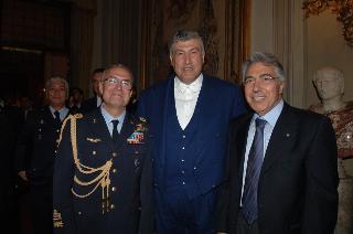 Carlo Azeglio Ciampi saluta il personale civile e militare del Segretariato Generale della Presidenza della Repubblica