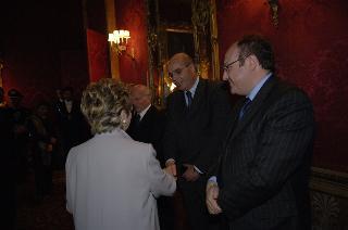 Carlo Azeglio Ciampi saluta il personale civile e militare del Segretariato Generale della Presidenza della Repubblica