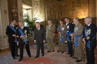 Il Presidente della Repubblica prende congedo dai vertici delle Forze Armate