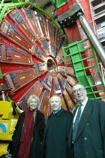 Visita in Svizzera al CERN di Ginevra, 2 dicembre 2003.