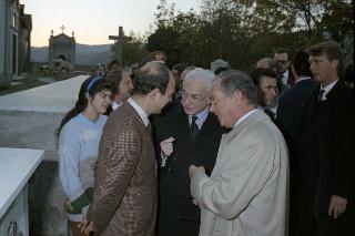 Visita del Presidente della Repubblica Francesco Cossiga alla città di Cairo Montenotte e Savona