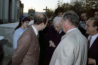 Visita del Presidente della Repubblica Francesco Cossiga alla città di Cairo Montenotte e Savona