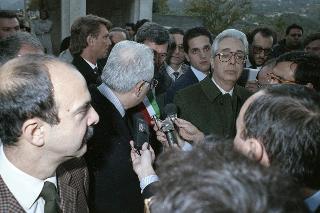 Visita del Presidente della Repubblica Francesco Cossiga alla città di Cairo Montenotte e Savona